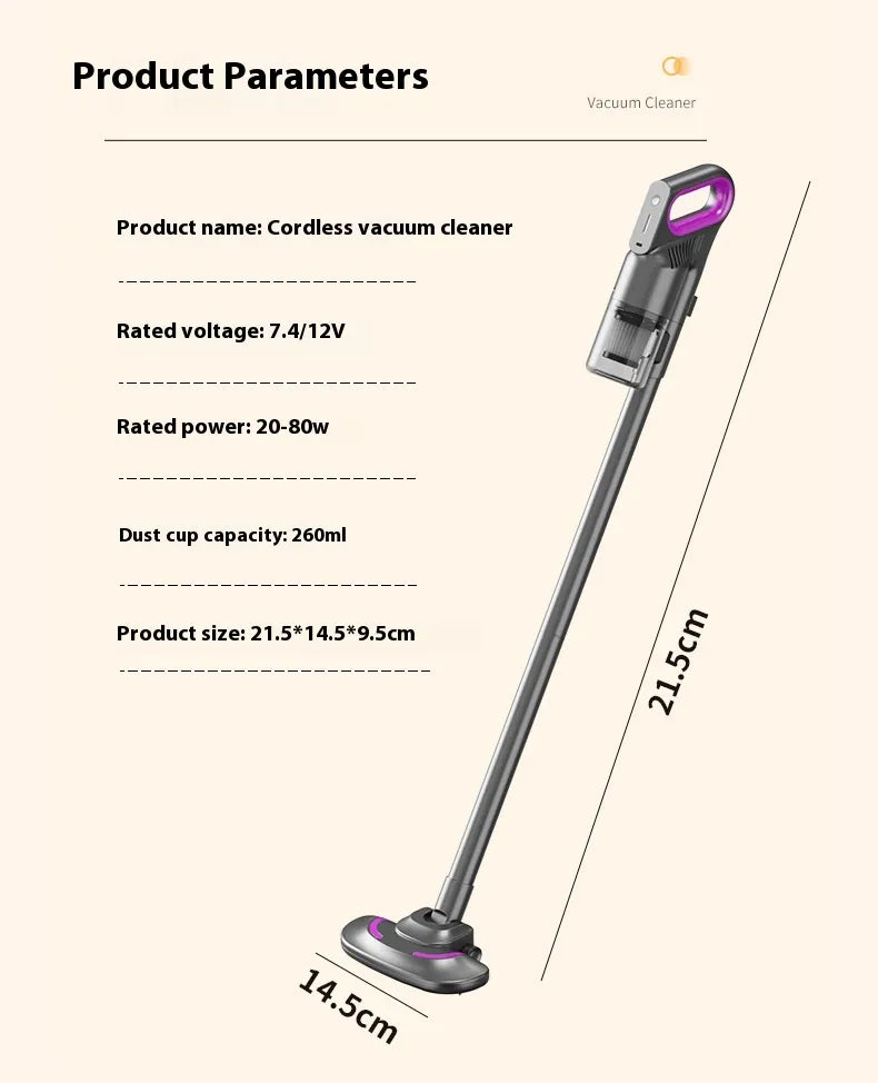 Handheld All-in-One Mite Vacuum Cleaner